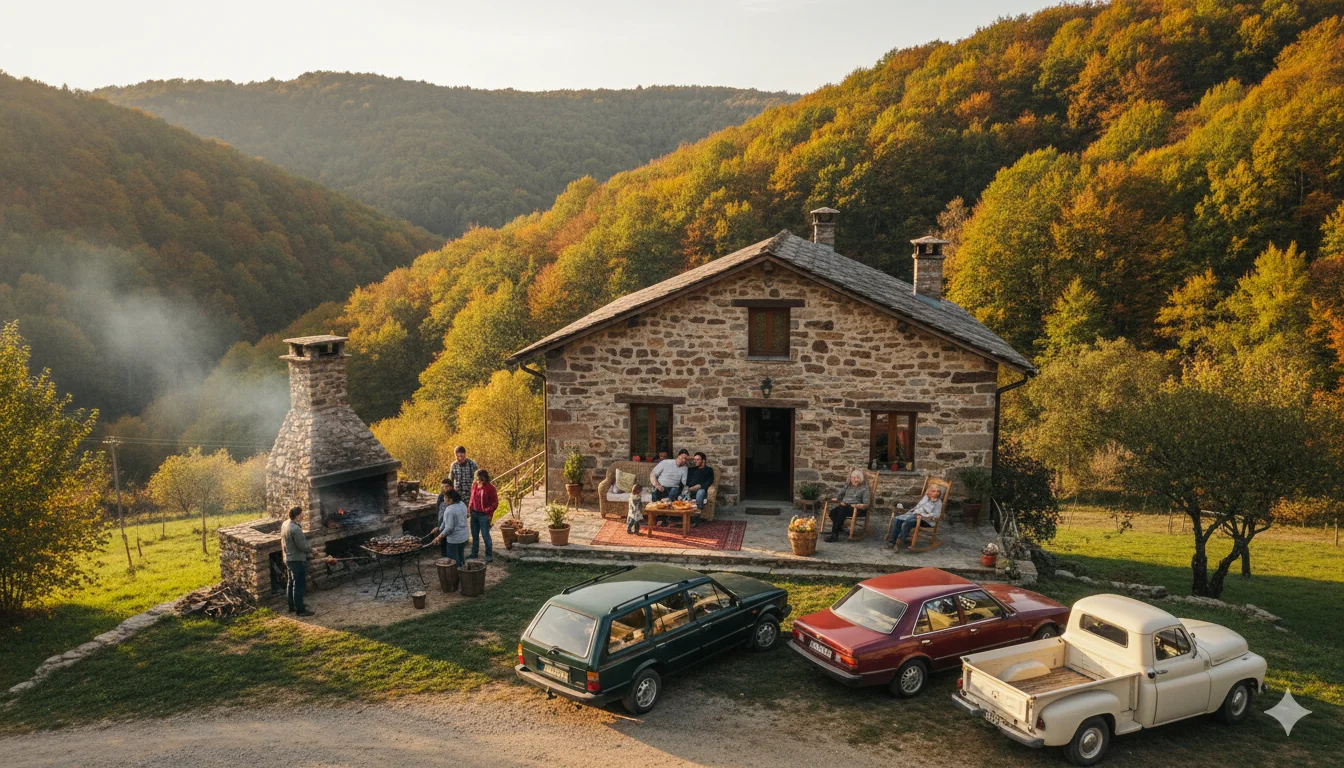 Valle del Ambroz en otoño