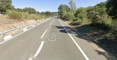 Accidente de un camión provoca el corte de la autovía A-66 cerca de Plasencia