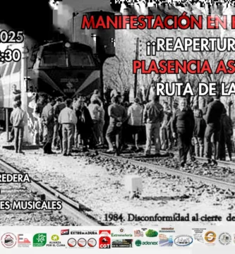 Protesta Masiva por la Reapertura del Tren Plasencia-Astorga