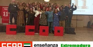 Tomás Rodríguez nuevo secretario general de la Federación de Enseñanza de CCOO en Extremadura