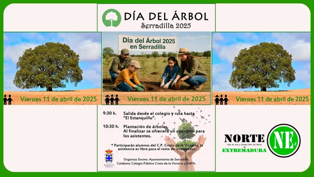 Celebración del Día del Árbol 2025 en Serradilla