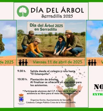 Celebración del Día del Árbol 2025 en Serradilla