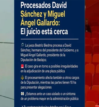 La jueza procesa a David Sánchez y a Miguel Ángel Gallardo