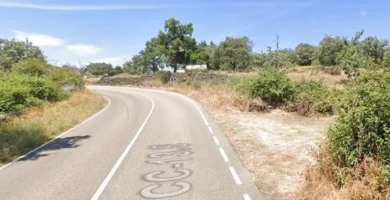 Grave accidente de tráfico en Aceituna una joven de 20 años fue trasladada al hospital Virgen del Puerto