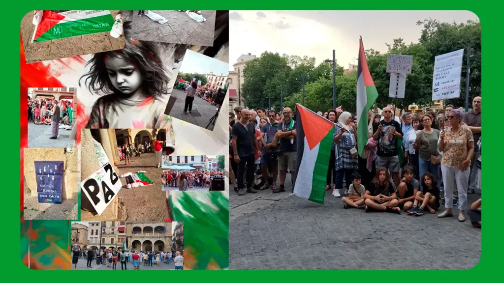 Plasencia se Alza: Multitudinaria Protesta Contra el Genocidio en Gaza