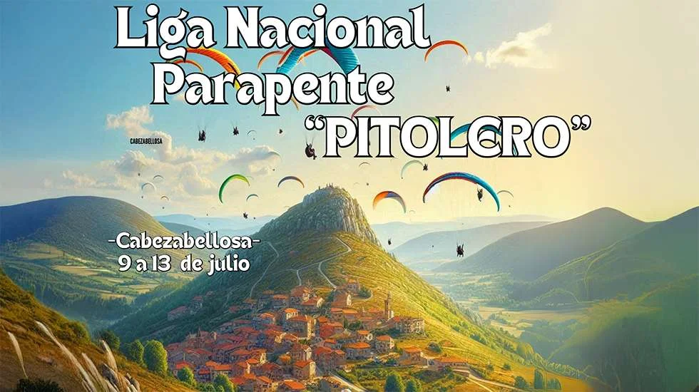 Cabezabellosa Vibra con la Liga Nacional de Parapente "El Pitolero"