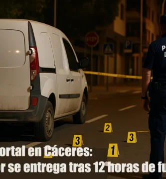 Atropello mortal en Cáceres: el conductor se entrega tras 12 horas de fuga