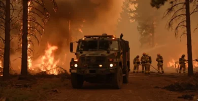 Incendio en Las Hurdes El Fuego Avanza sin Control y Obliga a Activar el Nivel 2 de Emergencia