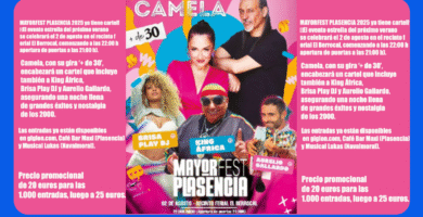 Mayor Fest 2025: Camela y King África lideran la gran fiesta del verano en Plasencia
