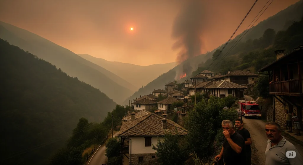Decretado el Confinamiento de Casas del Monte por Intensa Humareda del Incendio de Jarilla