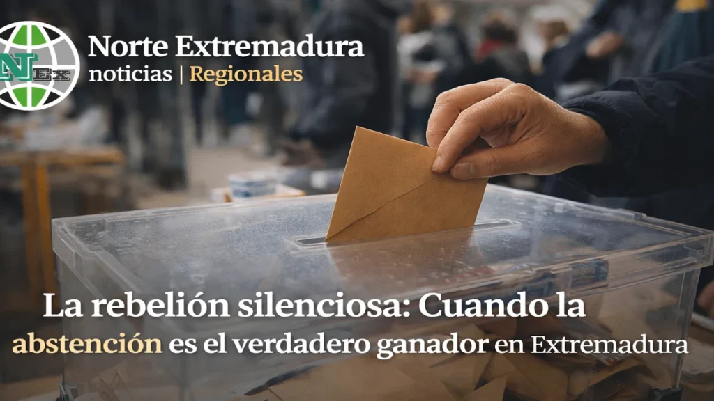 La rebelión silenciosa: Cuando la abstención es el verdadero ganador en Extremadura
