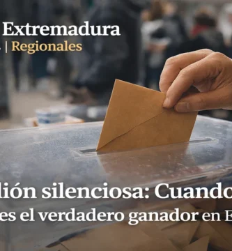 La rebelión silenciosa: Cuando la abstención es el verdadero ganador en Extremadura