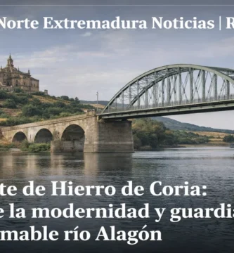El Puente de Hierro de Coria: Icono de la modernidad y guardián del indomable río Alagón