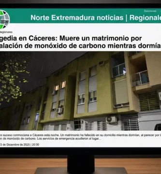 Tragedia en Cáceres: Muere un matrimonio por inhalación de monóxido de carbono mientras dormía
