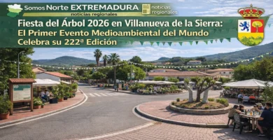 Fiesta del Árbol 2026 en Villanueva de la Sierra || Infografía
