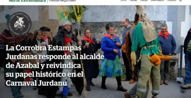 La Corrobra Estampas Jurdanas responde al alcalde de Azabal y reivindica su papel histórico en el Carnaval Jurdanu