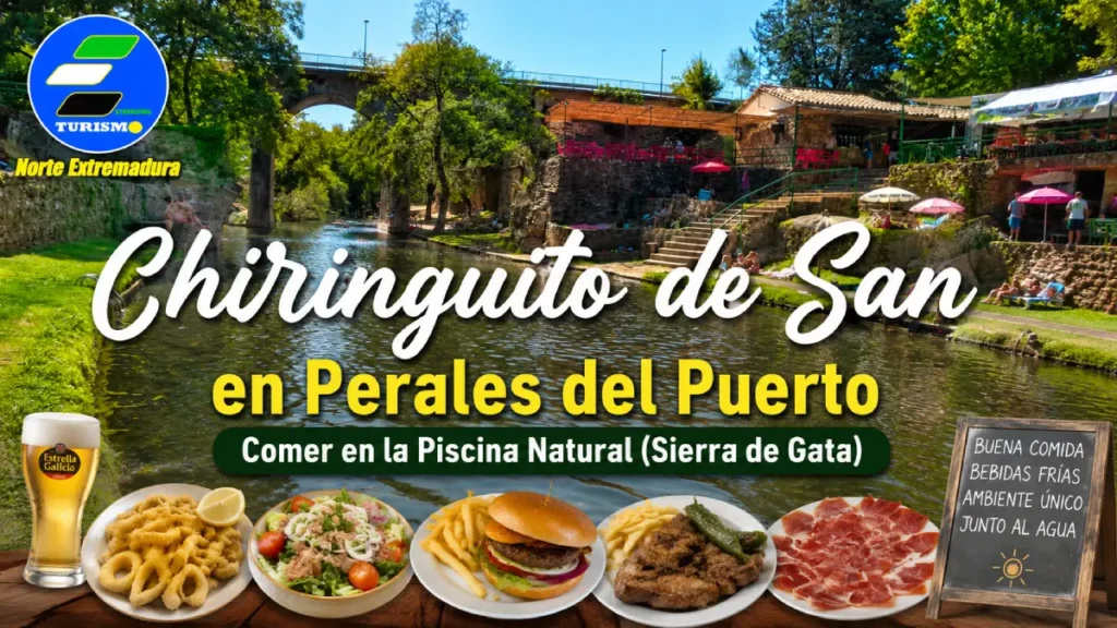 Chiringuito de San en Perales del Puerto | Comer en la Piscina Natural (Sierra de Gata)