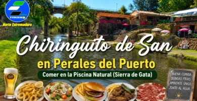 Chiringuito de San en Perales del Puerto | Comer en la Piscina Natural (Sierra de Gata)
