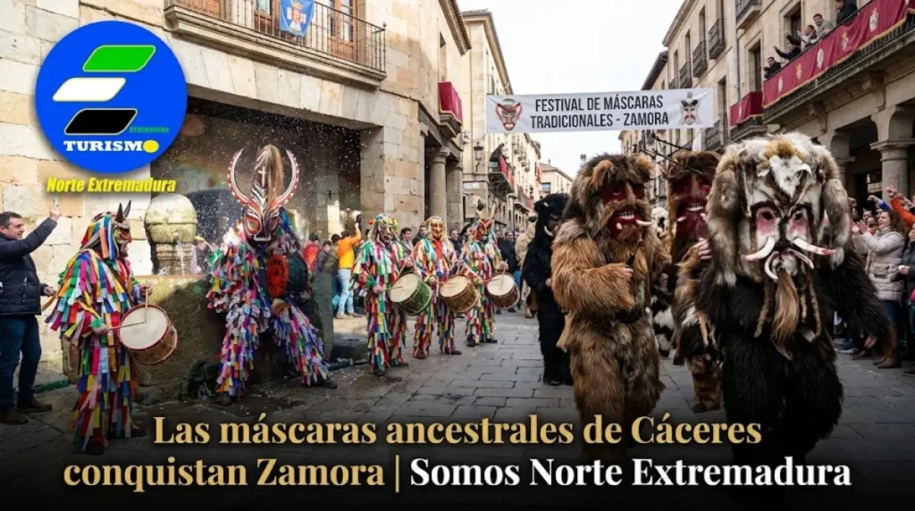 Las máscaras ancestrales de Cáceres conquistan Zamora |