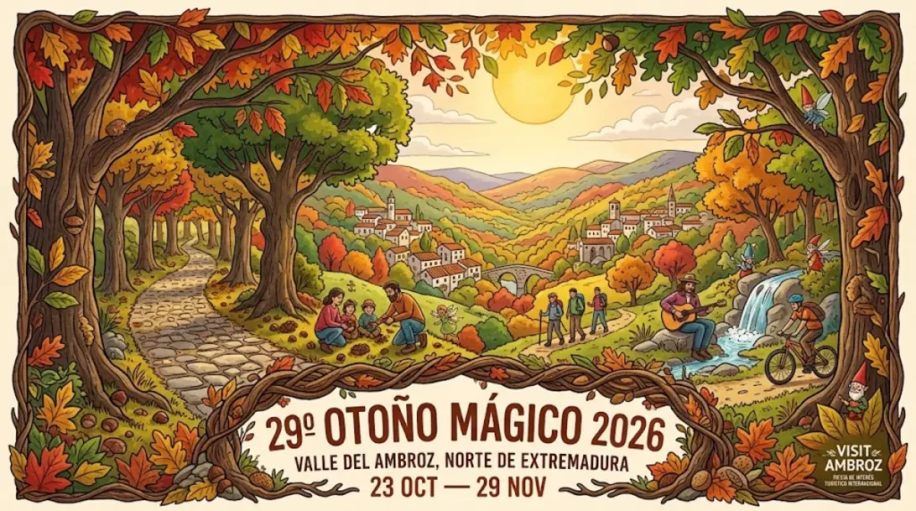 Otoño Mágico 2026 en el Valle del Ambroz: Guía y Programa