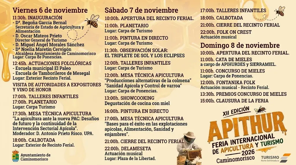 APITHUR 2026 en Caminomorisco: la gran feria de la miel y el turismo en Las Hurdes
